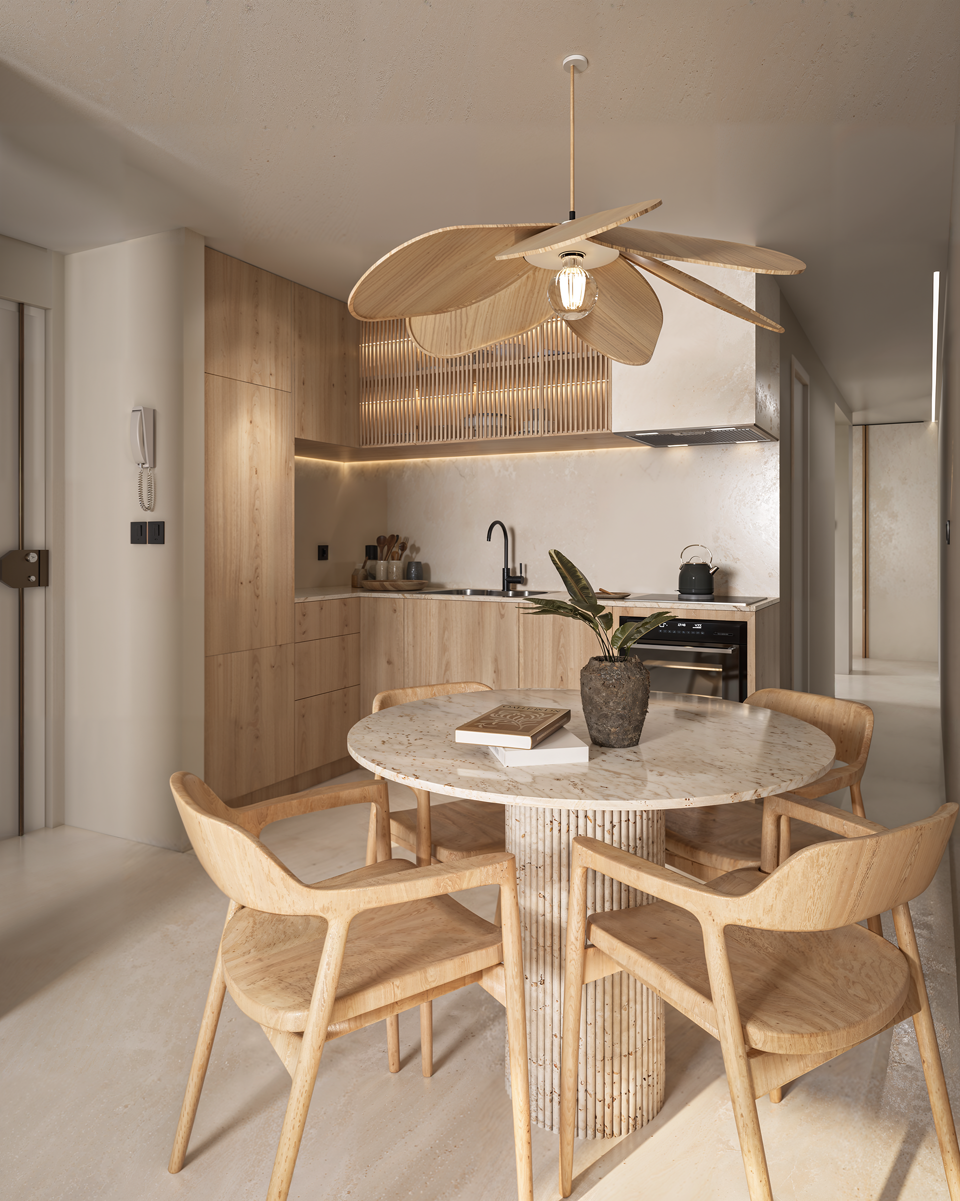 Apartamento Madrid render 3D banheiro